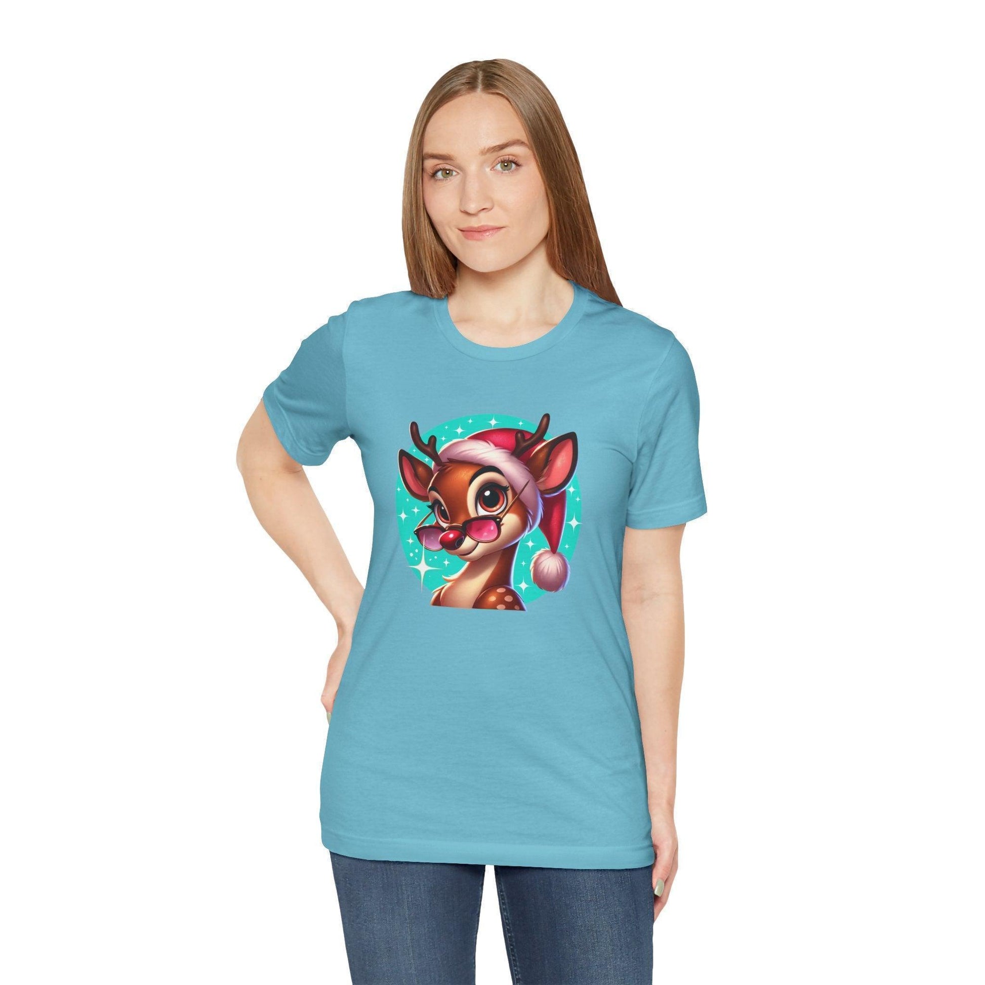 😎 Reindeer Cool 😎 Unisex Jersey Tee ✨ Stay cool this Christmas! - Whippie's