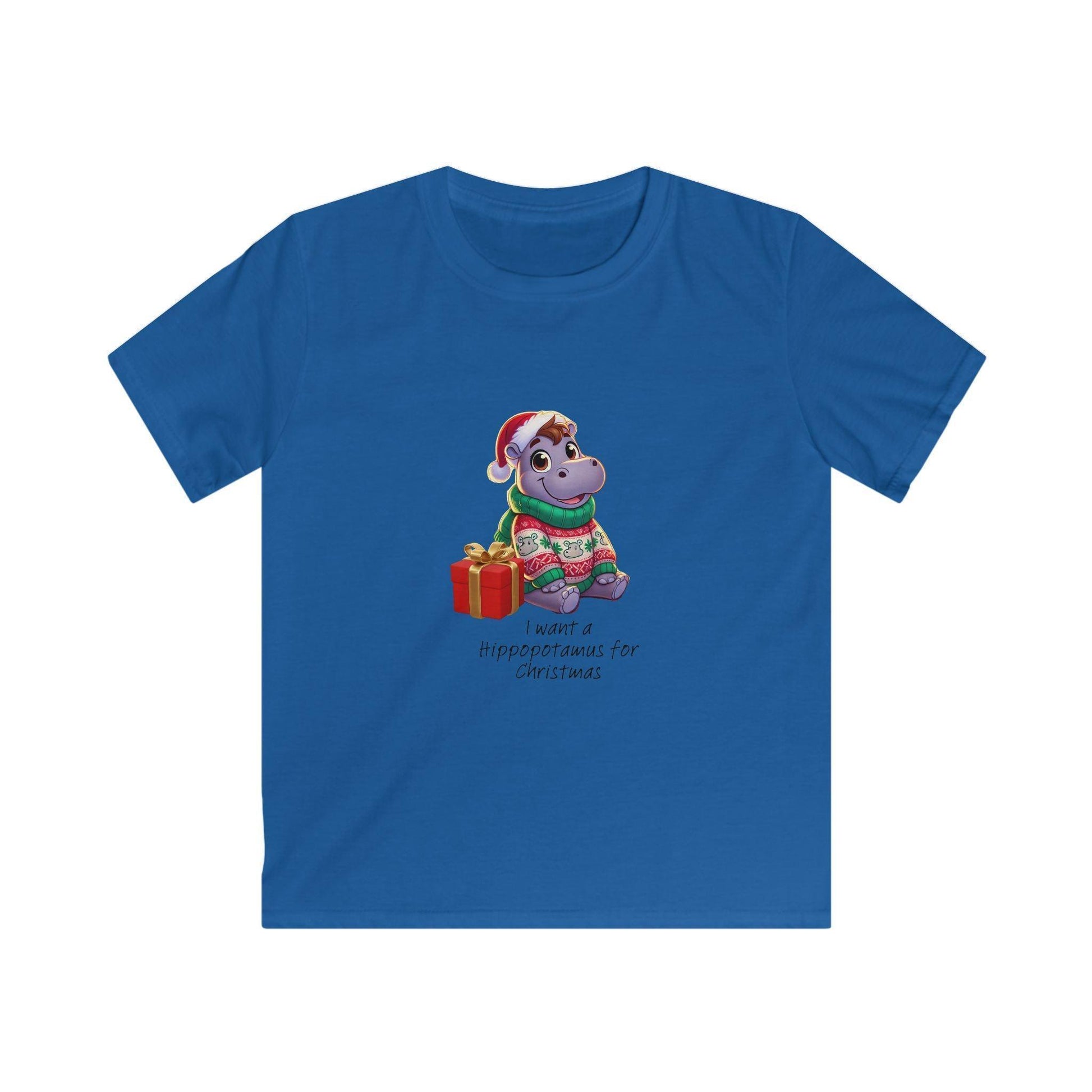 I Want a Hippopotamus for Christmas 🦛🎄 Boy Hippo - Kids' Tee! 🎁✨ - Whippie's