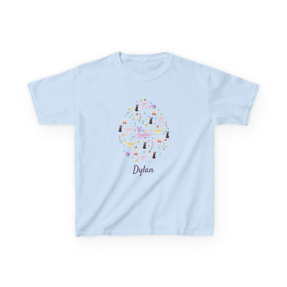 Easter Egg-stravaganza Kids Heavy Cotton Tee - Hop into Easter Fun! - Personalizable - Whippie's