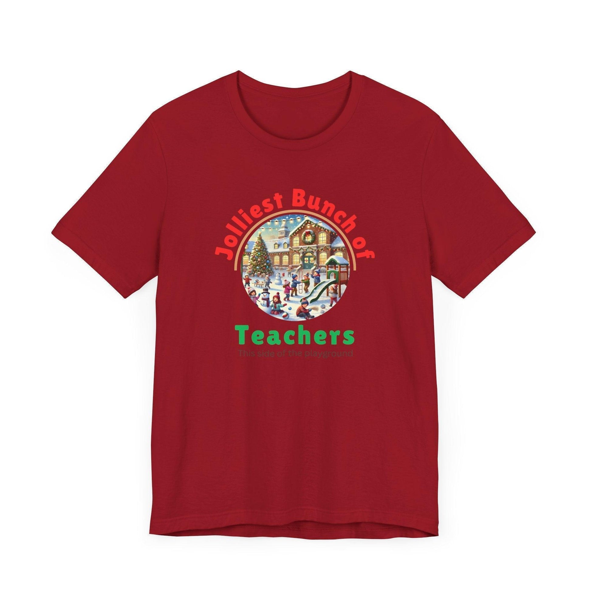 🌴 Jolly Bunch of Teachers ☀️ Unisex Jersey Tee 🧑‍🏫 - Winter Wonderland - Whippie's