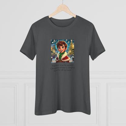 Caroler - Christmas Cheer - BHB Boy - Women's Tee - Whippie's