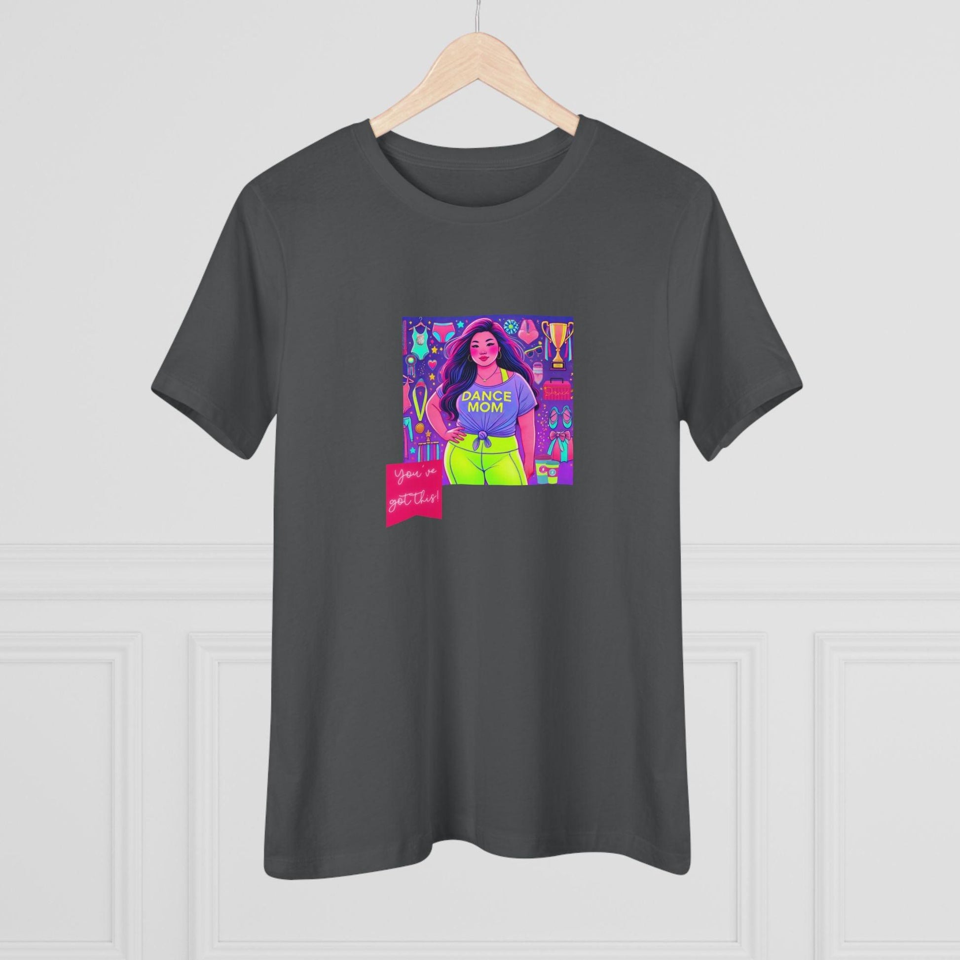 Dance Mom: You've Got This - Asian Mom (Curvy) - Women's Softstyle Tee Celebrate Your Inner Dance Mom! - Whippie's