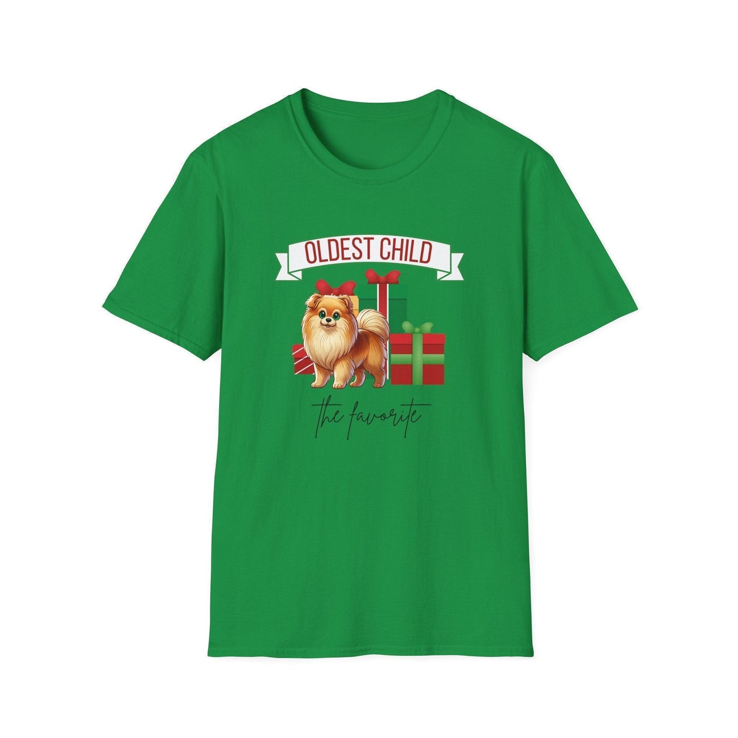 Oldest Child, The Favorite 🎁🐶 Pomeranian - Unisex Tee! 🎁👑 - Whippie's