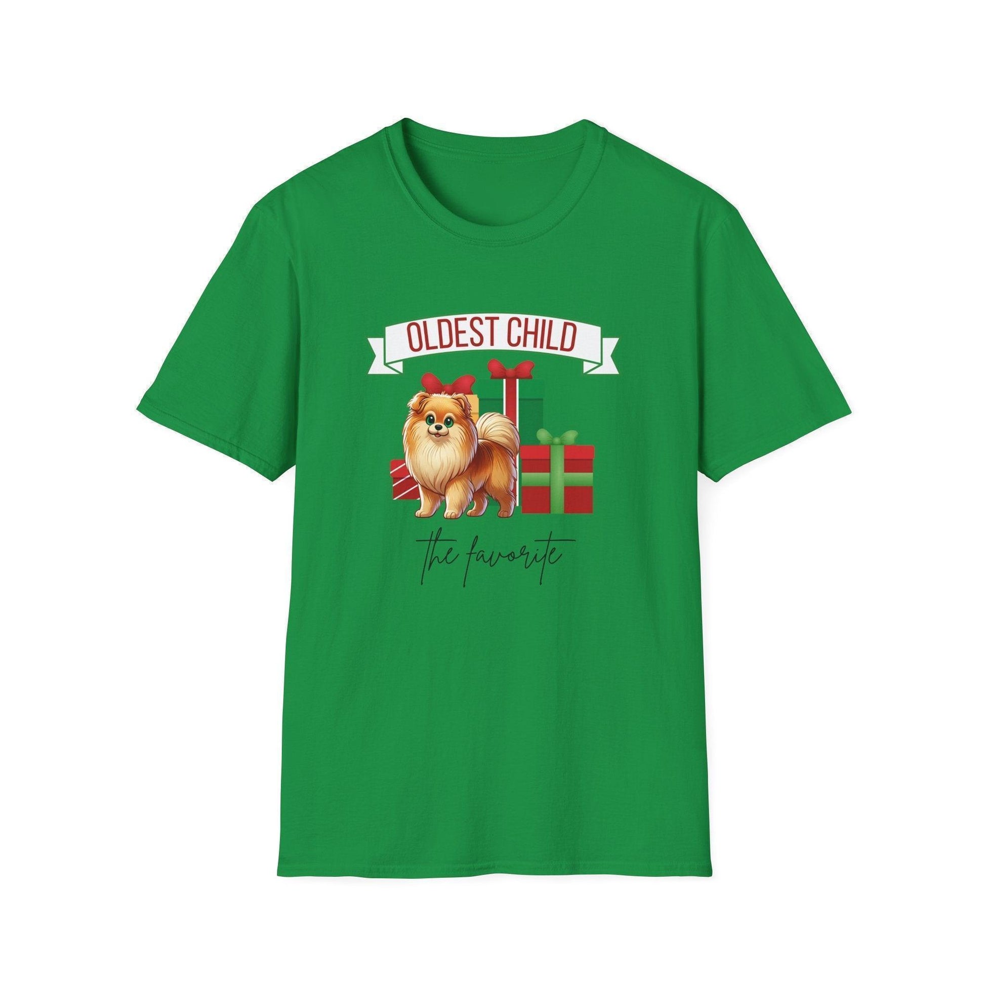 Oldest Child, The Favorite 🎁🐶 Pomeranian - Unisex Tee! 🎁👑 - Whippie's