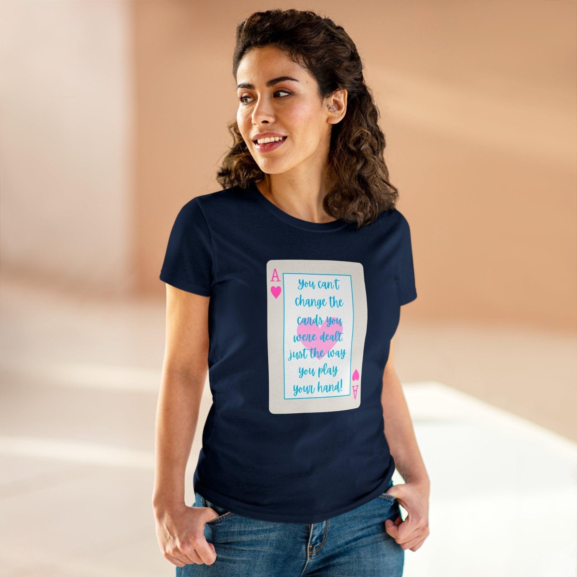 💖 Ace of Hearts 💪 Women's Tee ✨ Play your hand like a queen! 👑 - Whippie's