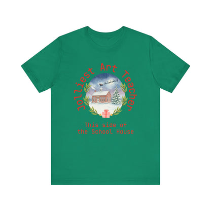 Jolliest Christmas School Tee - Personalizable Title