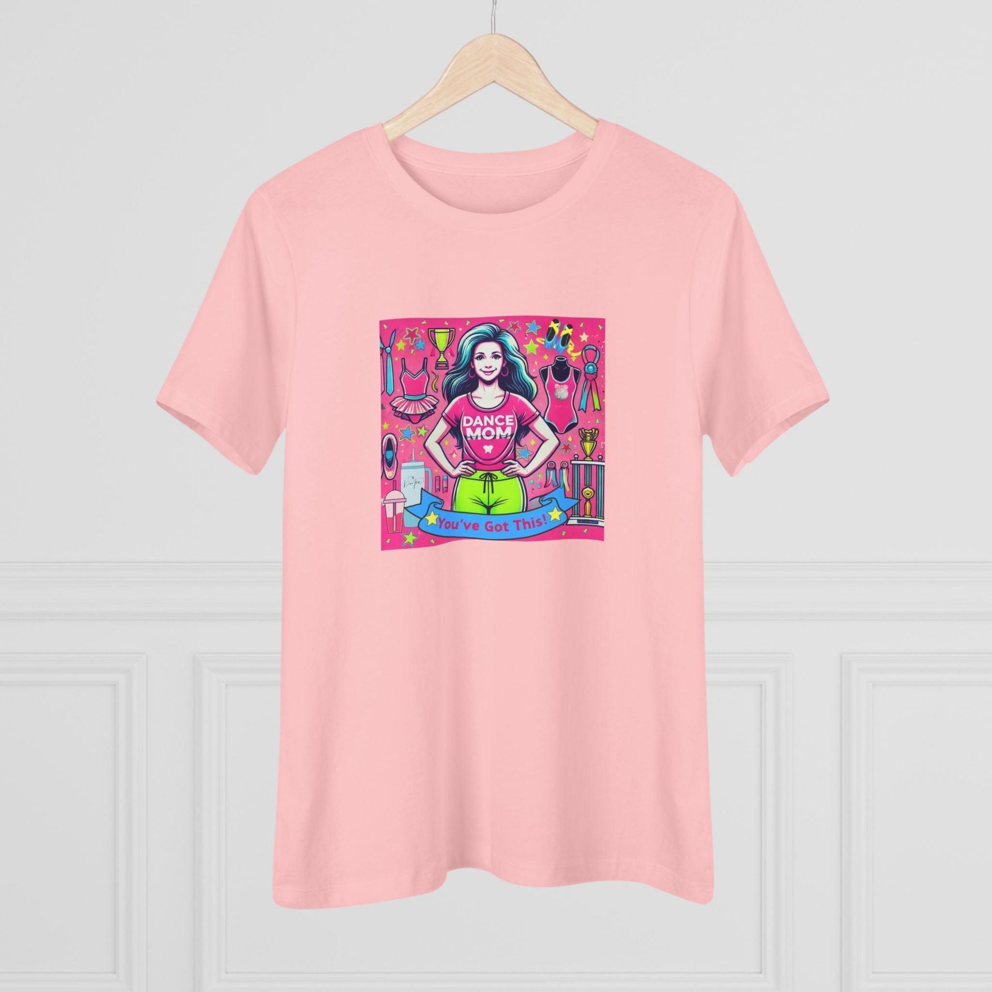 Dance Mom Magic (Brunette Mom) - A Colorful Celebration 🌈 - Women's Softstyle Tee - Whippie's