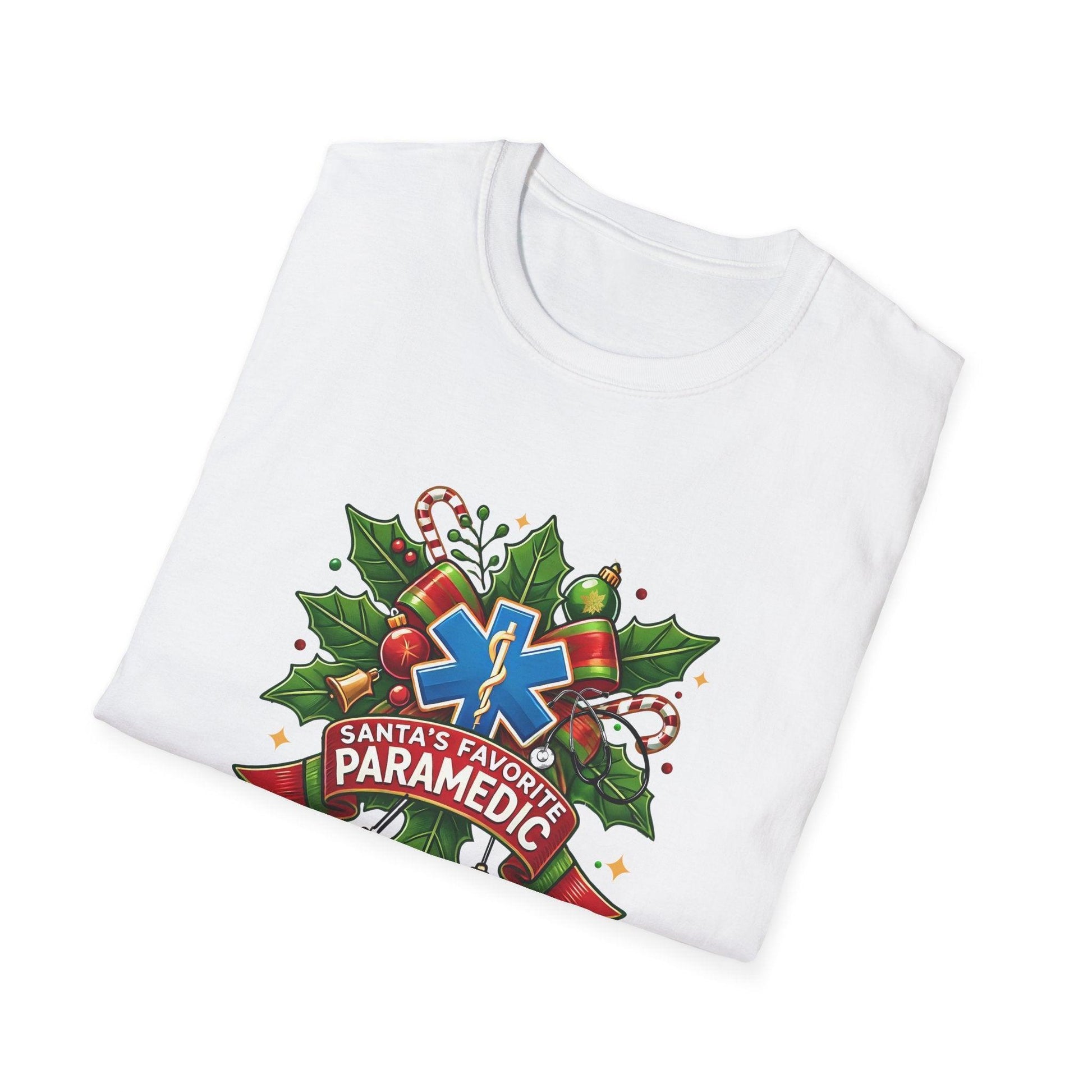 Santa's Favorite Paramedic Unisex Tee 🚑🎅 - Whippie's