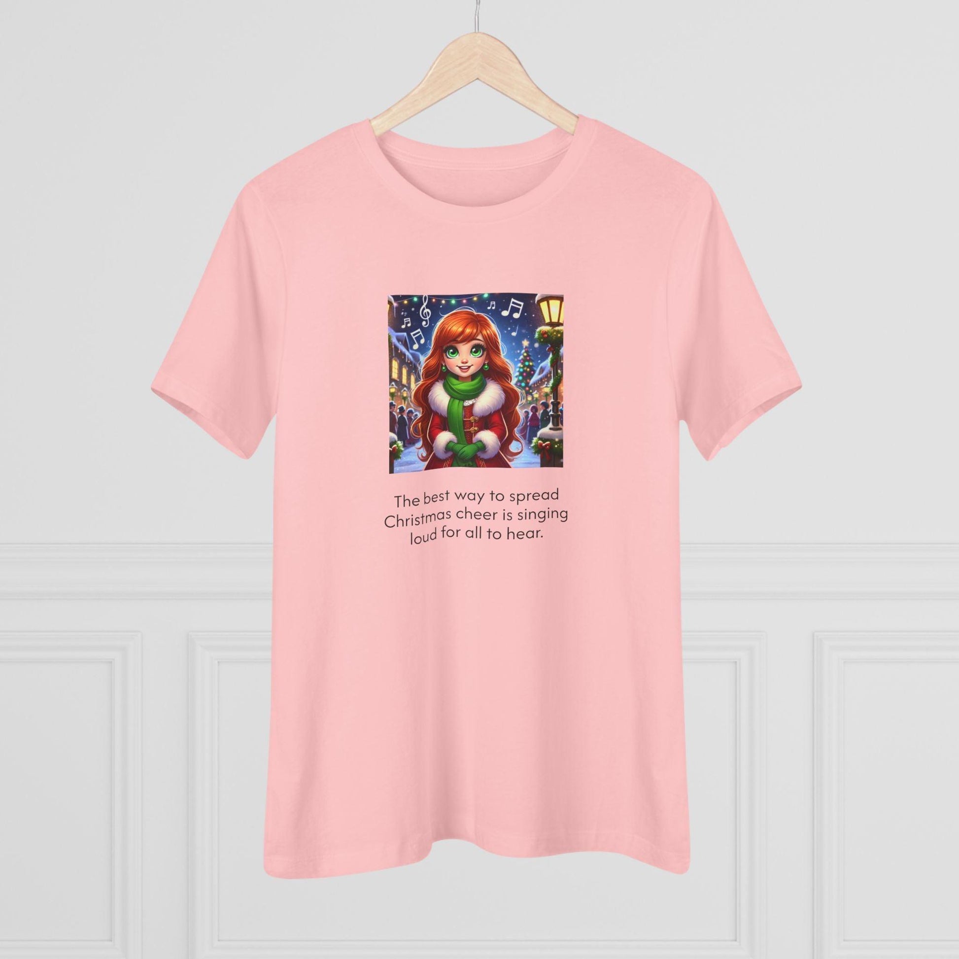 Caroler - Christmas Cheer - RH Girl - Women's Tee - Whippie's
