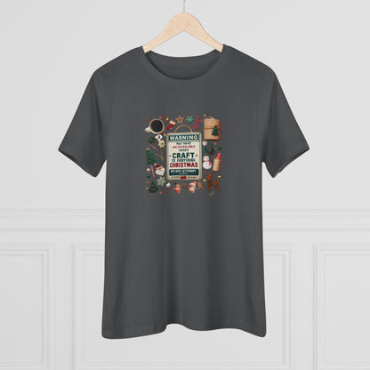 Warning: Uncontrollable Urge to Craft - Women's Softstyle Tee - Whippie's