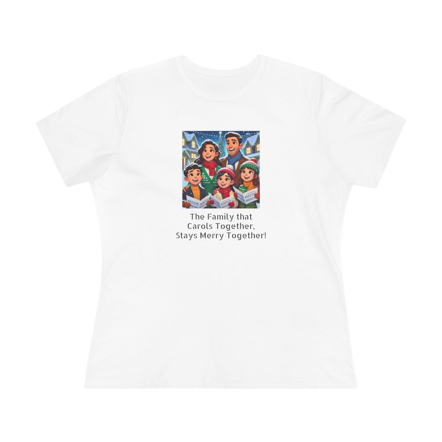 The Family that Carols Together, Stays Merry Together! - Women's Softstyle Tee - Whippie's