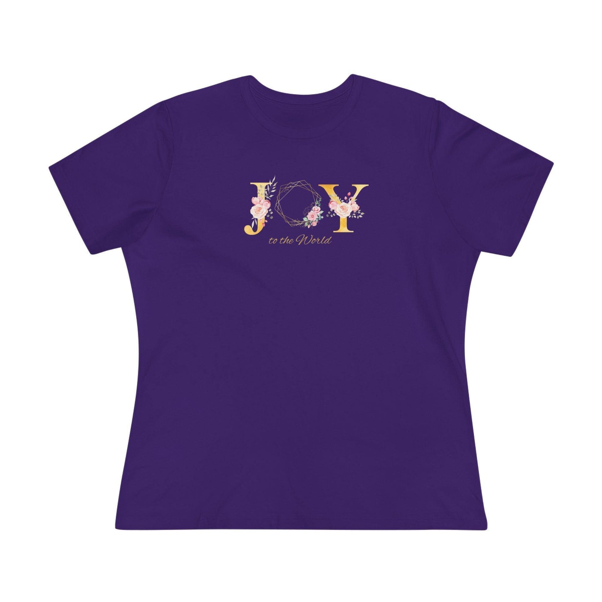 JOY to the World Women's Softstyle T-Shirt 🎄🌎💐 ✨ - Whippie's