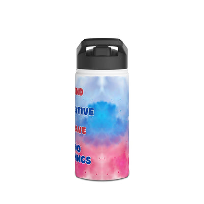 I Can Do Hard Things Stainless Steel Water Bottle - Personalizable - Whippie's