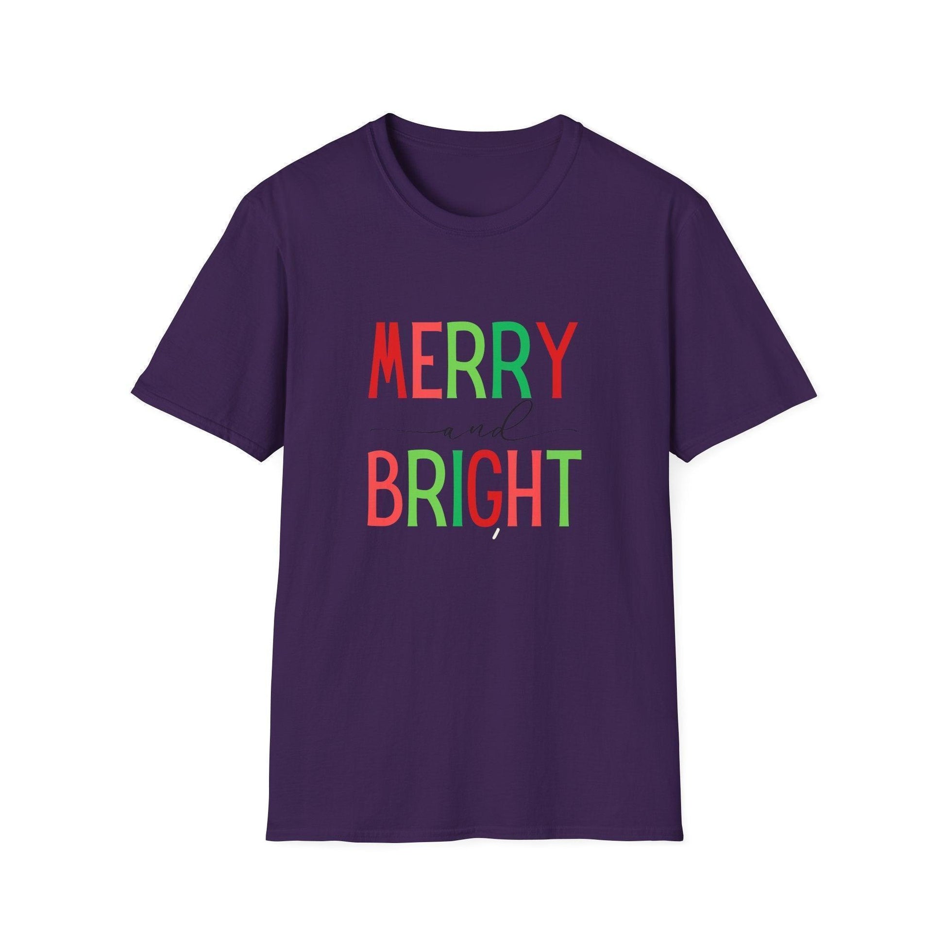 Merry and Bright Unisex Tee 🌈✨ - Whippie's