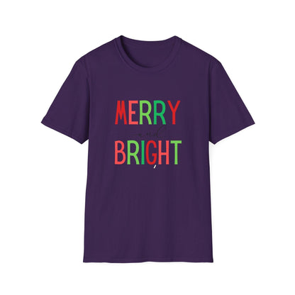 Merry and Bright Unisex Tee 🌈✨ - Whippie's