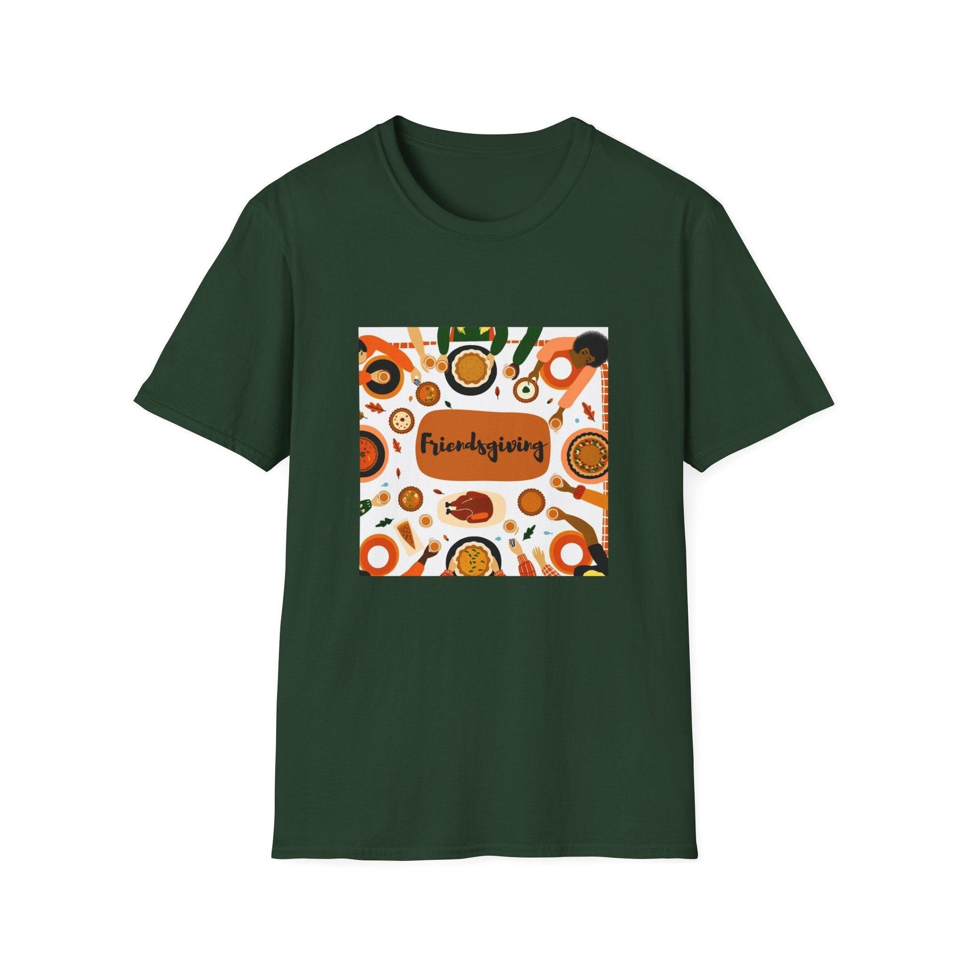Friendsgiving Feast - Gather 'Round the Table 🍂🦃 - Unisex T-Shirt - Whippie's