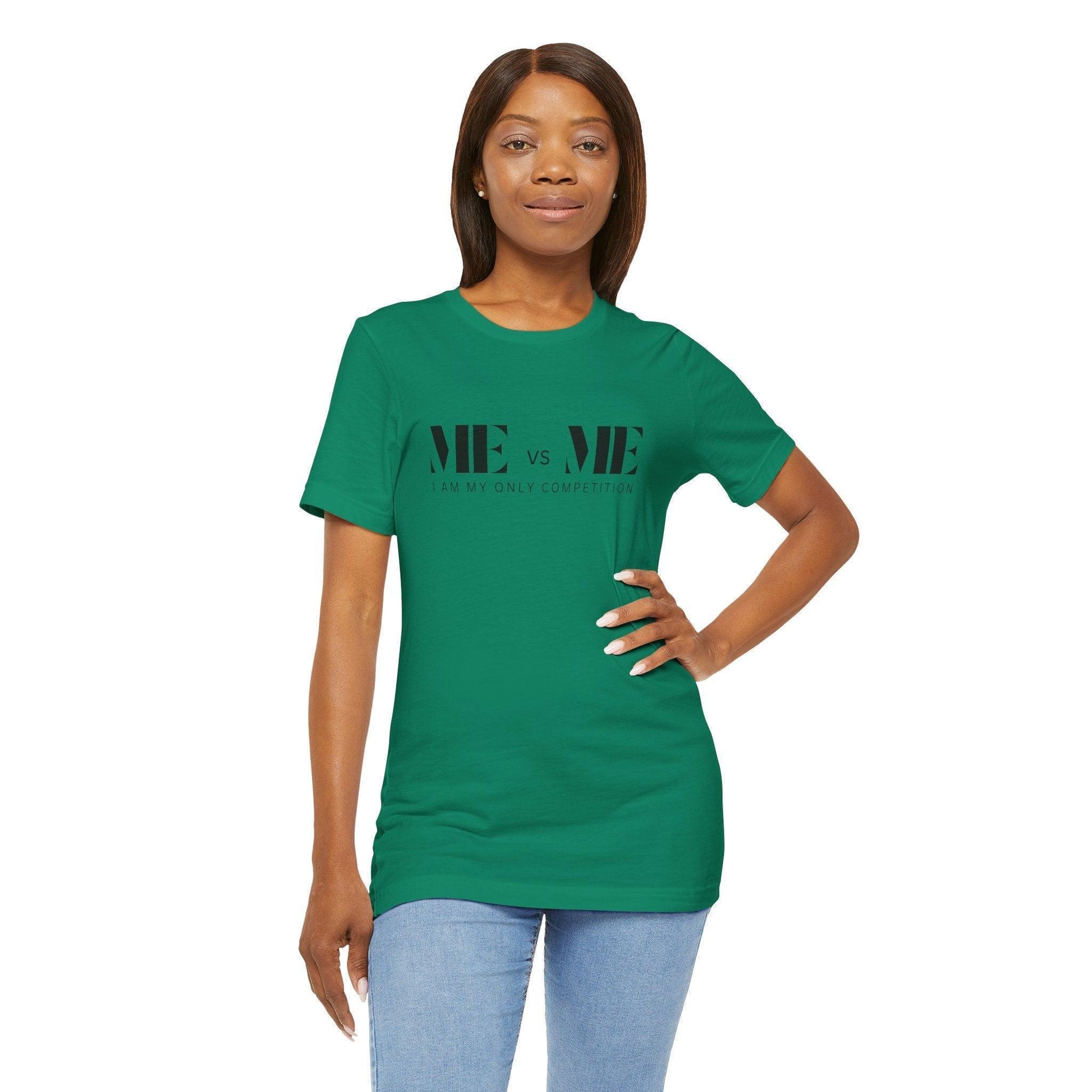 🔥 ME vs ME, I am my Only Competition 💪 Unisex Jersey Tee ✨ Challenge yourself, conquer your goals! - Whippie's