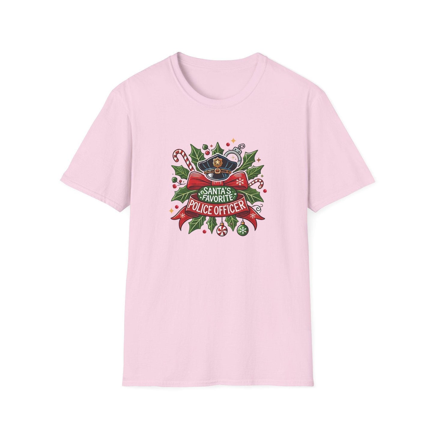 Santa's Favorite School Police Officer Unisex Tee 👮🎅 - Whippie's