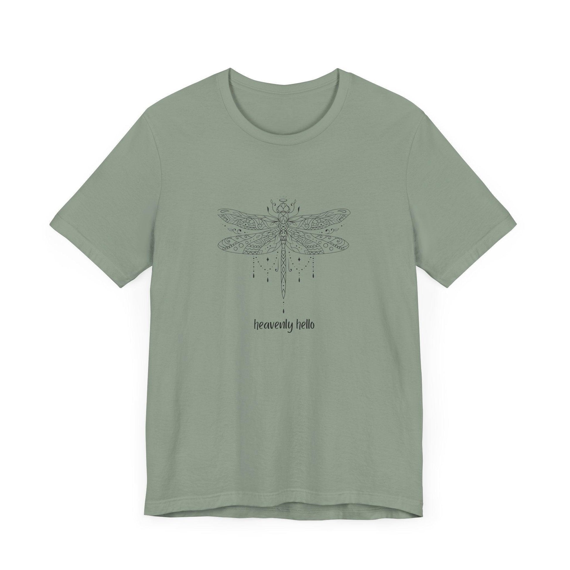 Heavenly Hello Unisex Jersey Tee - 🕊️ Carry a Piece of Heaven Close to Your Heart 🕊️ - Whippie's