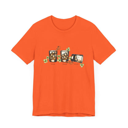 Drink, Drunk, Drunk Unisex Jersey St. Patrick's Day Tee 🥃🍀 - Whippie's