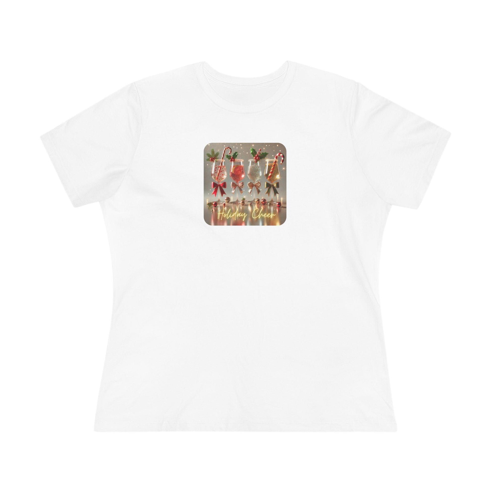 Holiday Cheer - Sip, Smile, Repeat 🥂🎄 - Women's Softstyle Tee - Whippie's