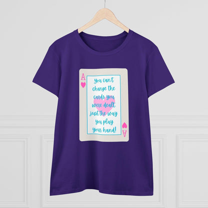 💖 Ace of Hearts 💪 Women's Tee ✨ Play your hand like a queen! 👑 - Whippie's