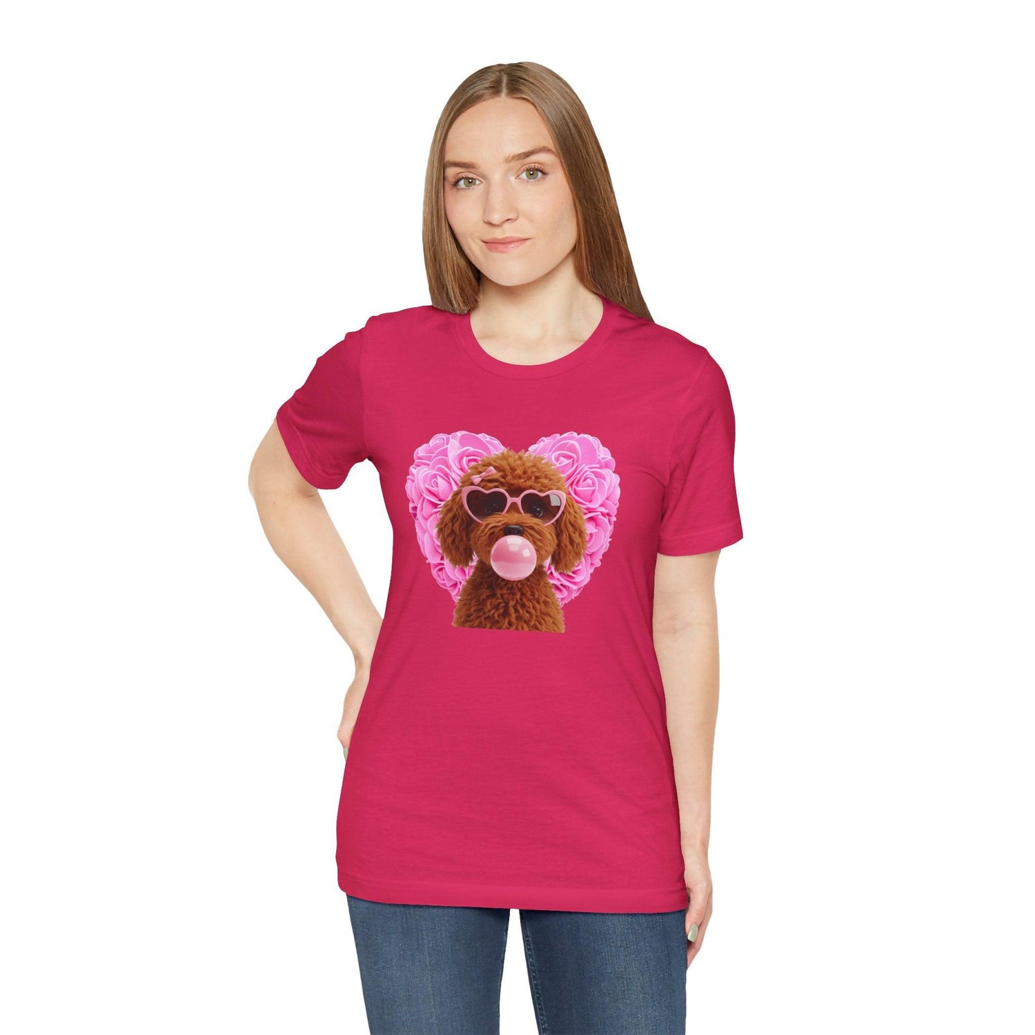 Doodle Love Unisex Jersey Tee - 💖 Cuteness Overload! 💖 - Whippie's