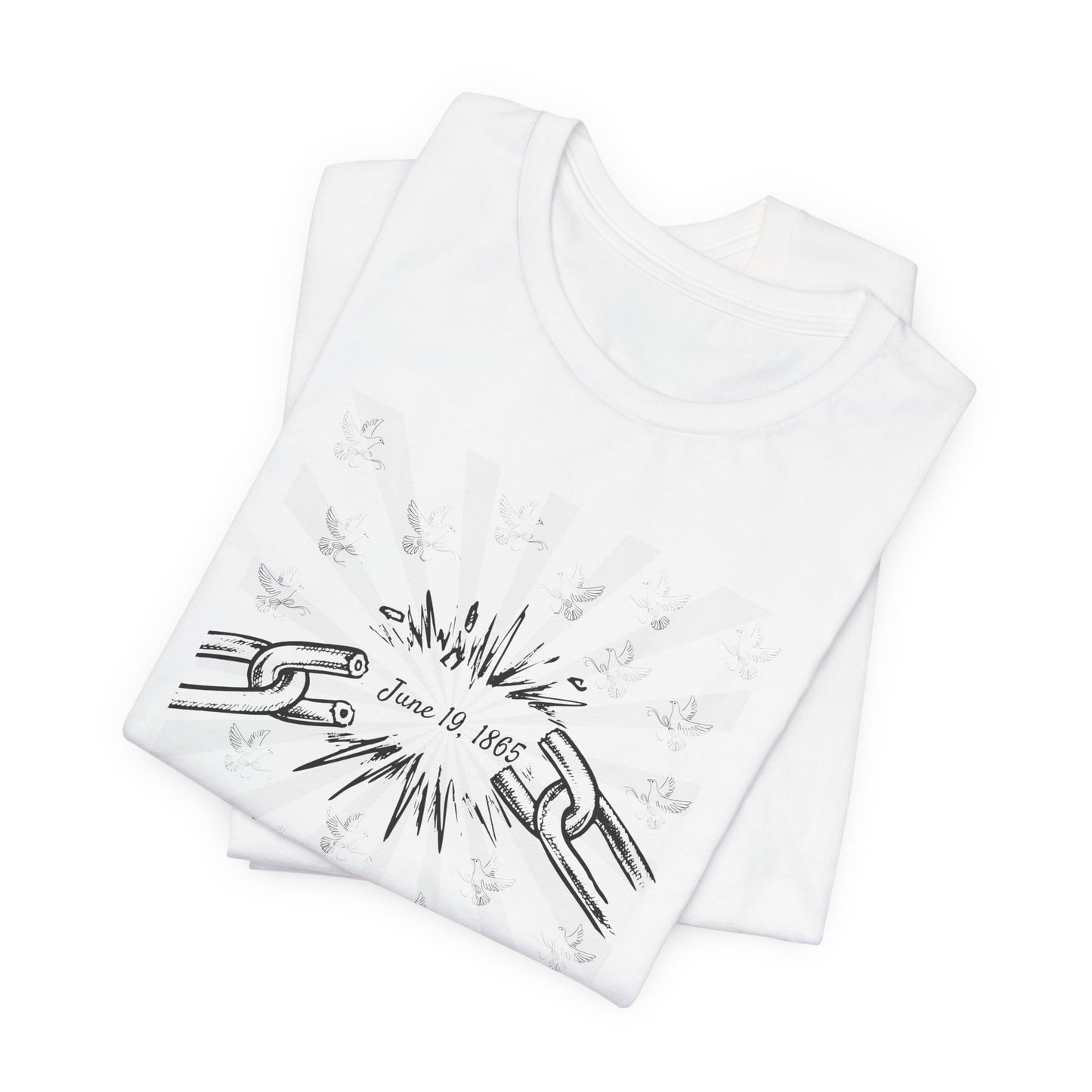 Juneteenth: Celebrating Freedom, Inspiring Peace Unisex Tee