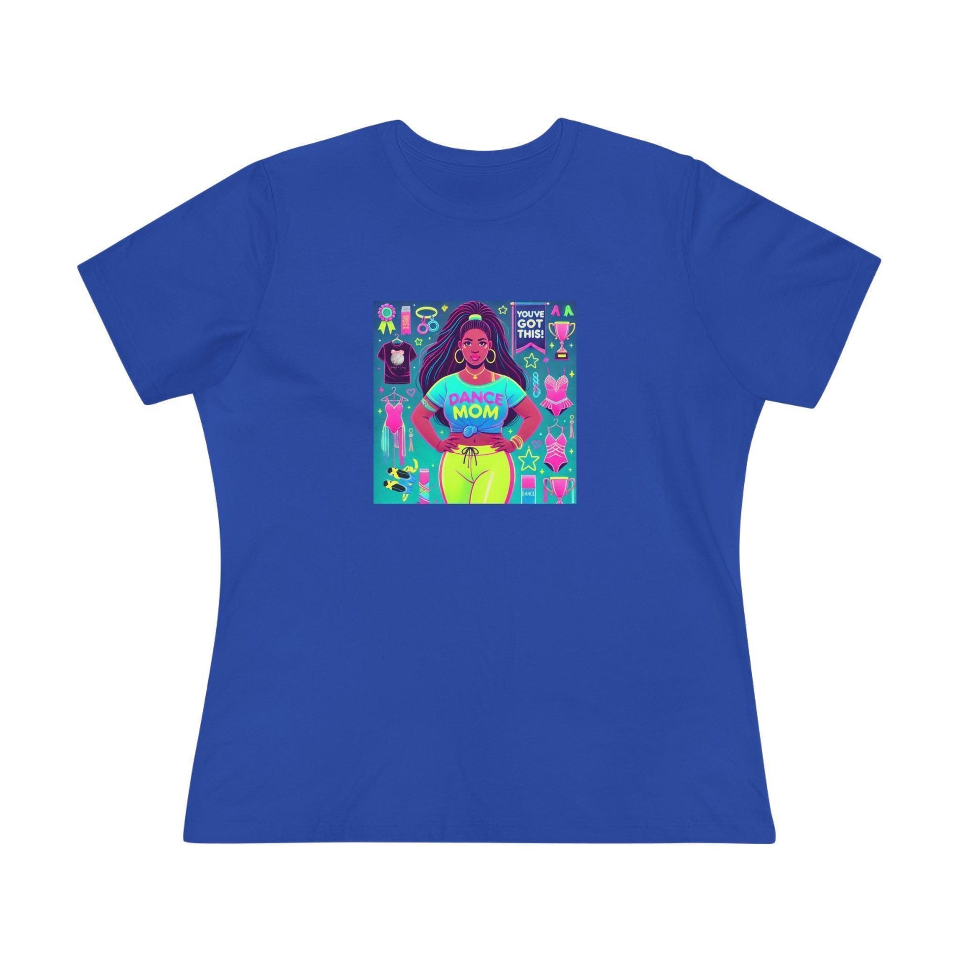Dance Mom: You've Got This - Darker Skin Tone Mom - Curvy - Women's Softstyle Tee - Whippie's