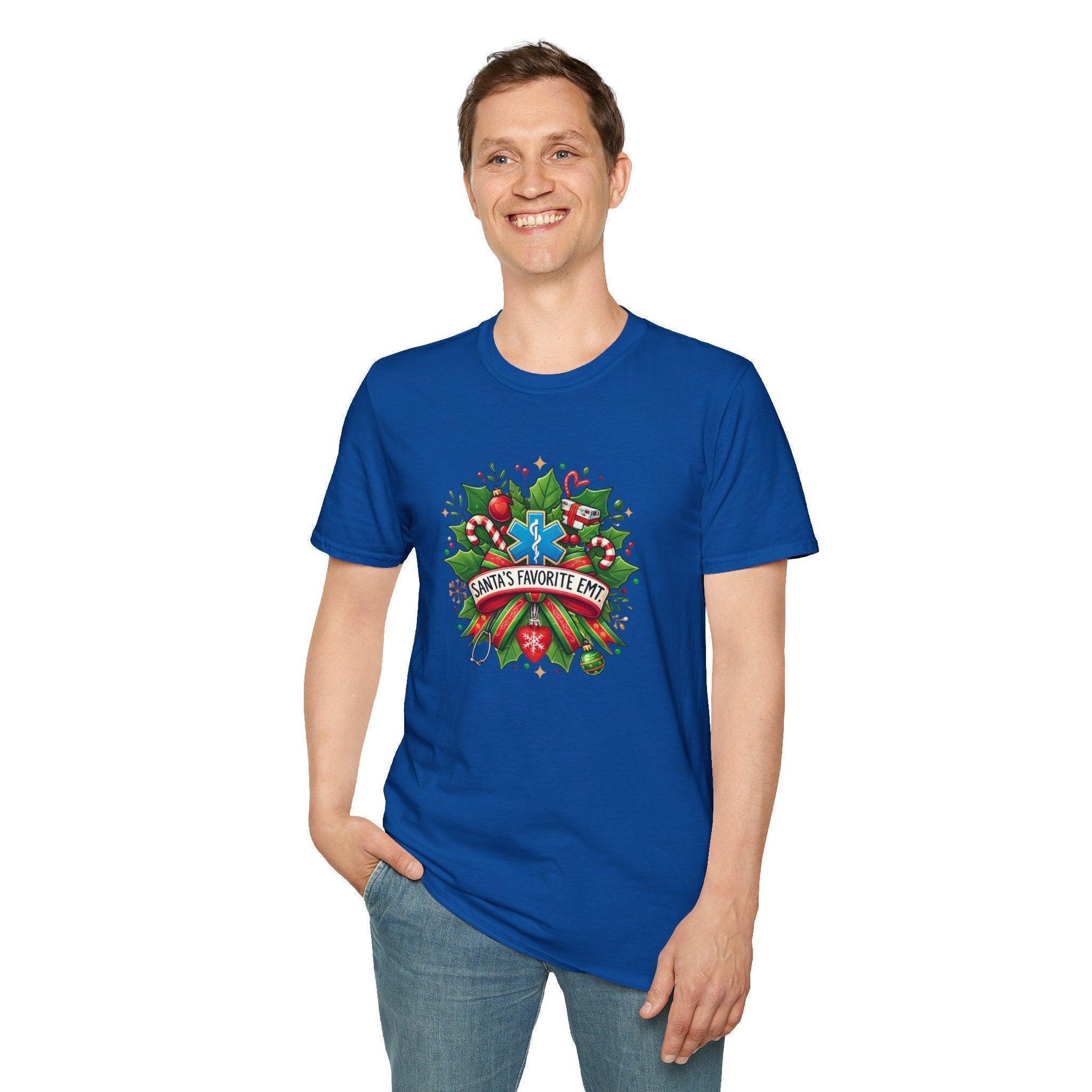 Santa's Favorite EMT Unisex Tee 🚑🎅 - Whippie's