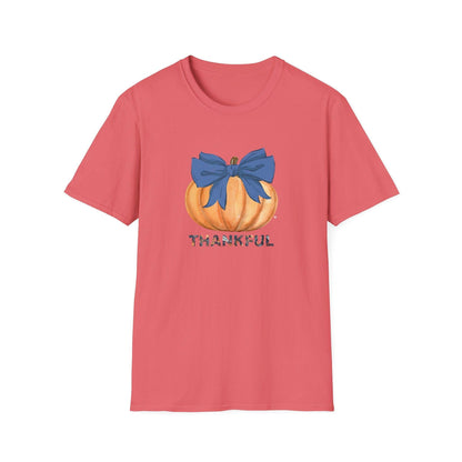 Thankful Pumpkin Tee - A Heart Full of Gratitude! 🧡💙 Unisex Tee - Whippie's