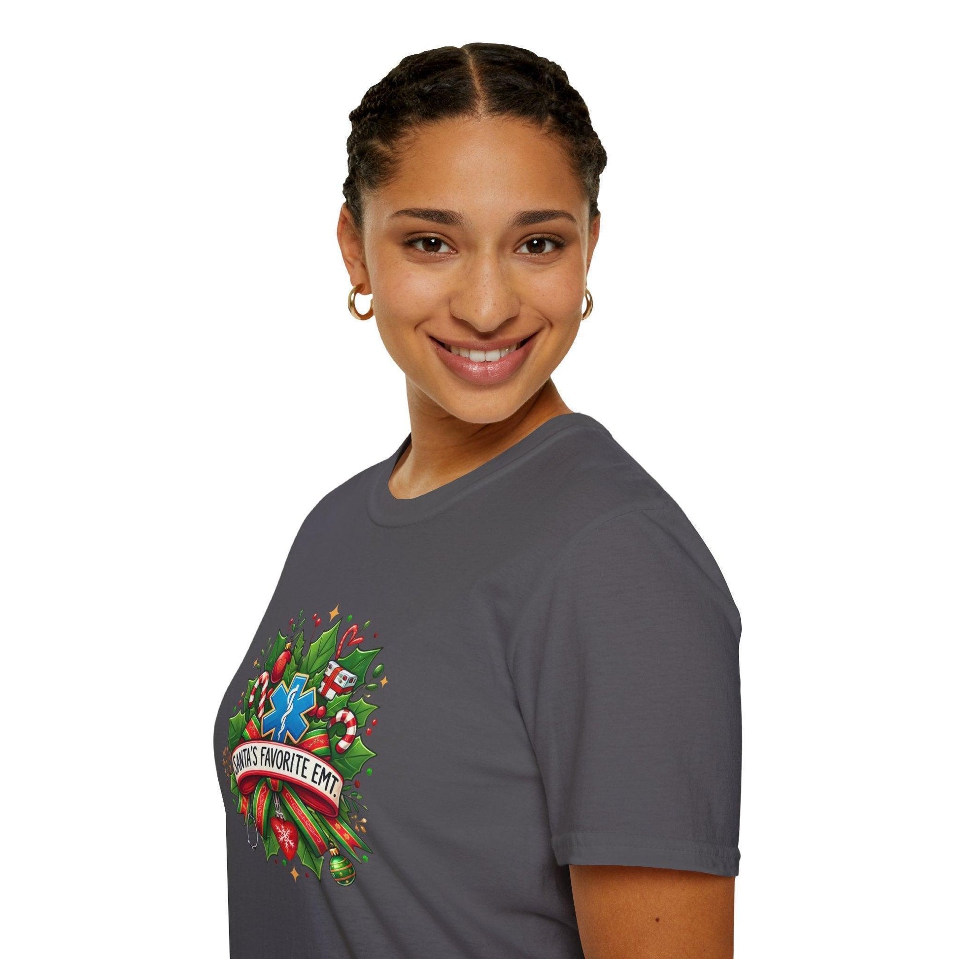 Santa's Favorite EMT Unisex Tee 🚑🎅 - Whippie's