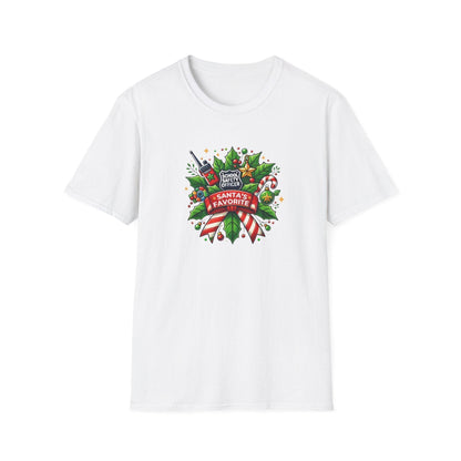 Santa's Favorite School Safety Officer Unisex Tee 🚨🎅 - Whippie's