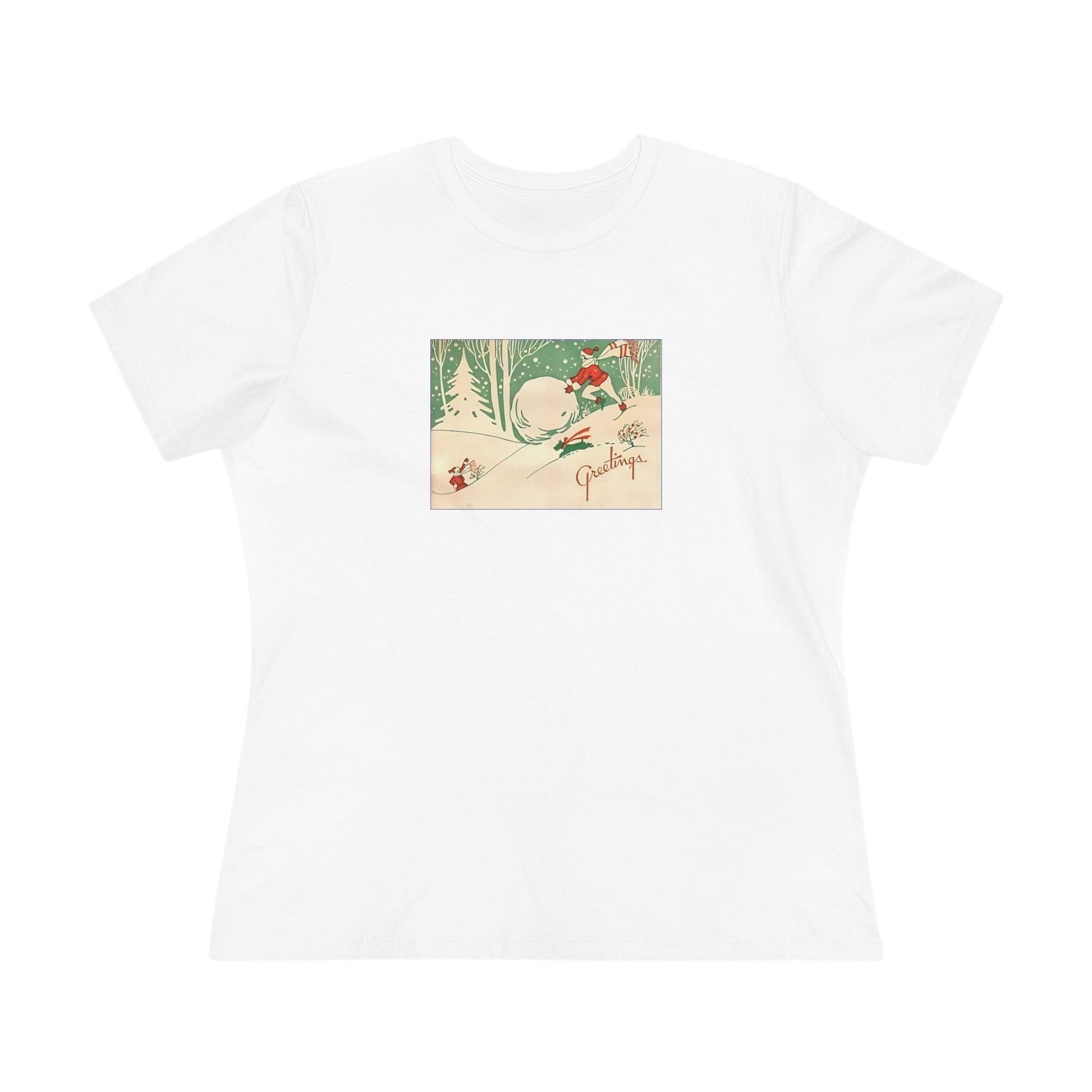 Greetings - Snow Fun - Women's Tee - Whippie's