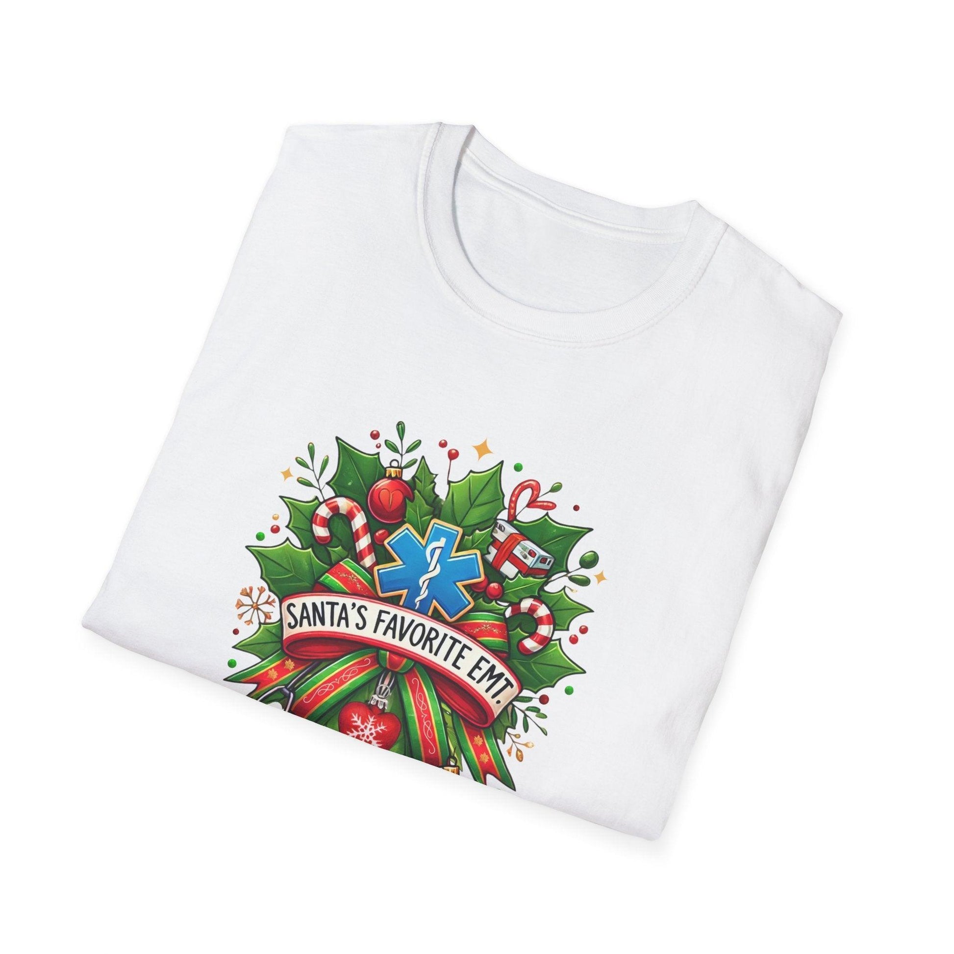 Santa's Favorite EMT Unisex Tee 🚑🎅 - Whippie's