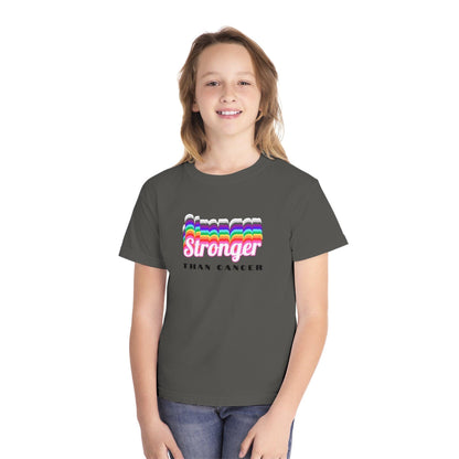 💪 Stronger Than Cancer 🎗️ Youth Midweight Tee ✨ - Whippie's