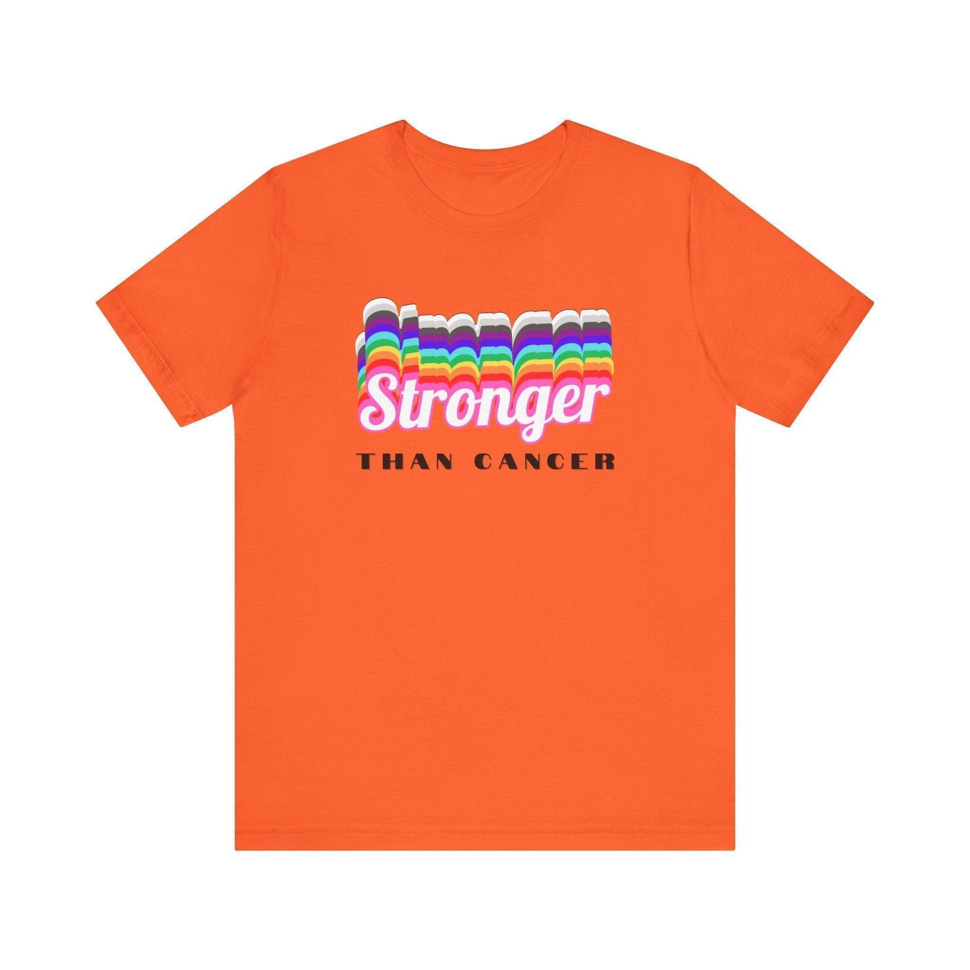 💪 Stronger Than Cancer 🎗️ Unisex Jersey Tee ✨ Show your support, wear your strength. - Whippie's
