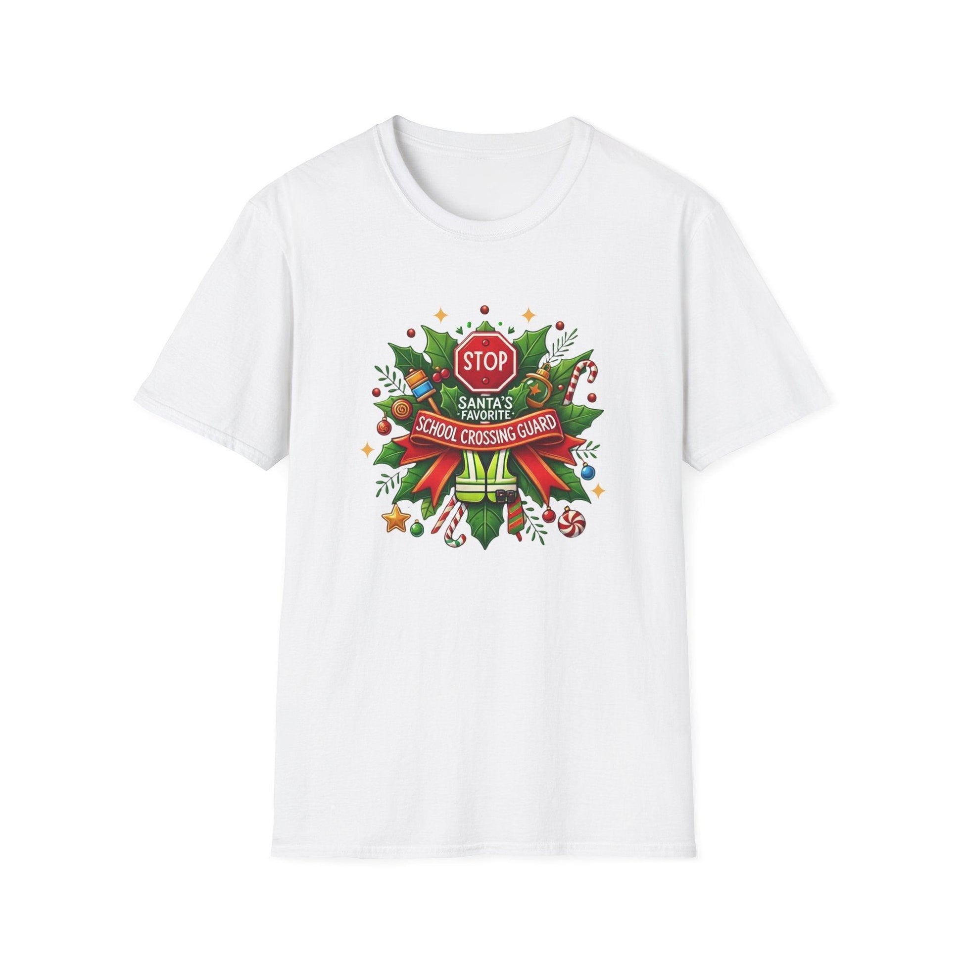 Santa's Favorite Crossing Guard Unisex Tee 🛑🎅 - Whippie's