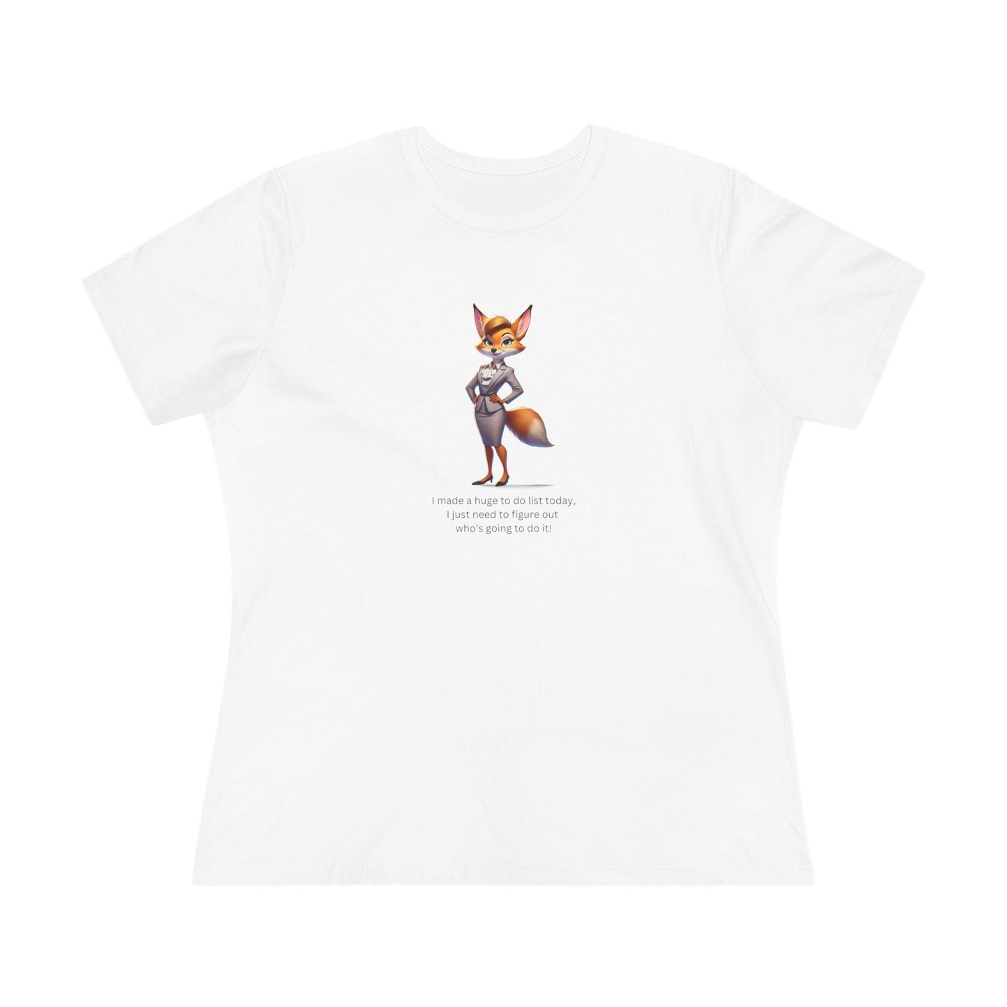 "To-Do List" Women's Tee - Who's Doing This?! 🦊📝 - Women's Tee - Whippie's