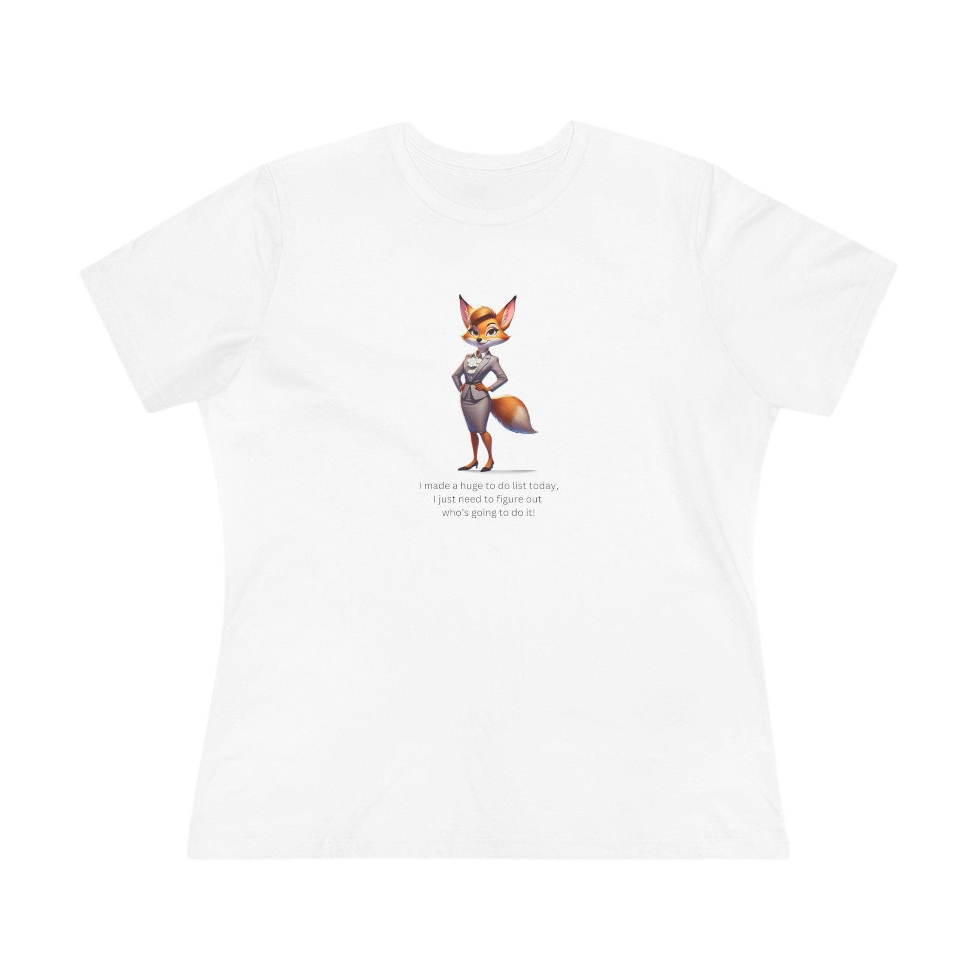 "To-Do List" Women's Tee - Who's Doing This?! 🦊📝 - Women's Tee - Whippie's