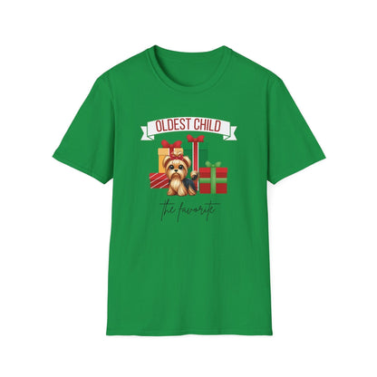 The Oldest Child, The Favorite 🎁🐶 Yorkie - Unisex Tee! 🎁👑 - Whippie's