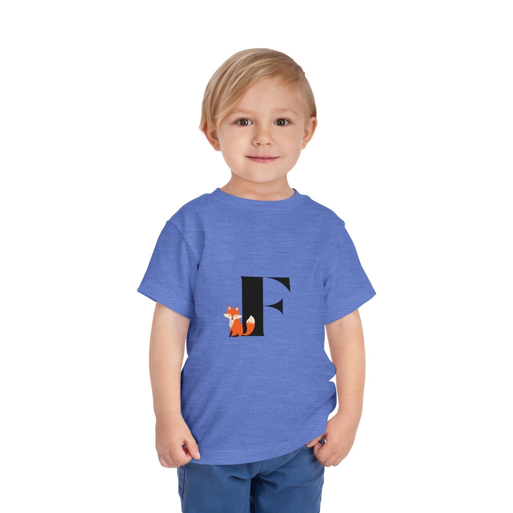 Alphabet Adventures: Letter F - Fox Toddler T-shirt - Whippie's