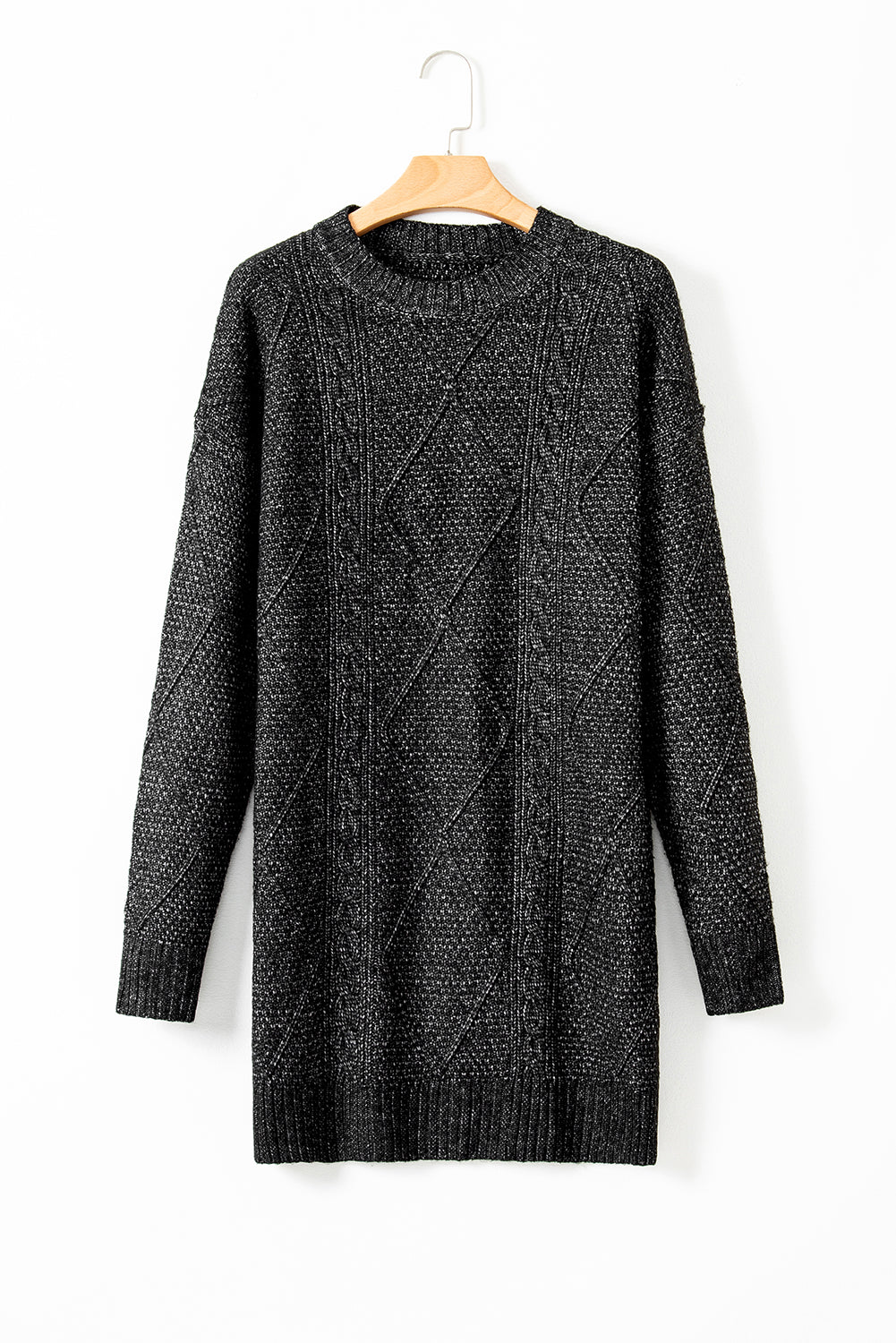 Cable Knit Sweater Dress