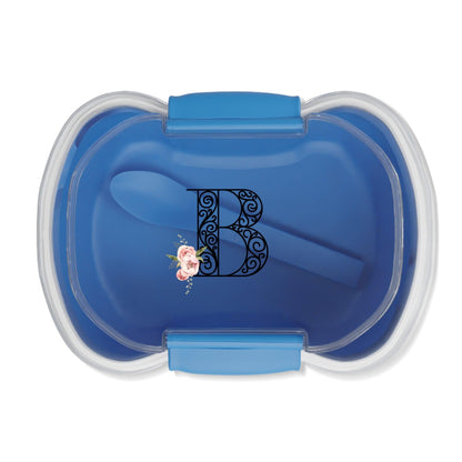Floral Letters: Letter B - Peony - Two-tier Bento Box - Whippie's