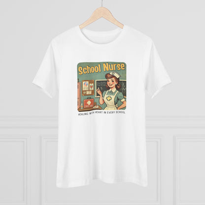 School Nurse Hero Tee - Healing with Heart in Every School 🩺❤️ - Whippie's
