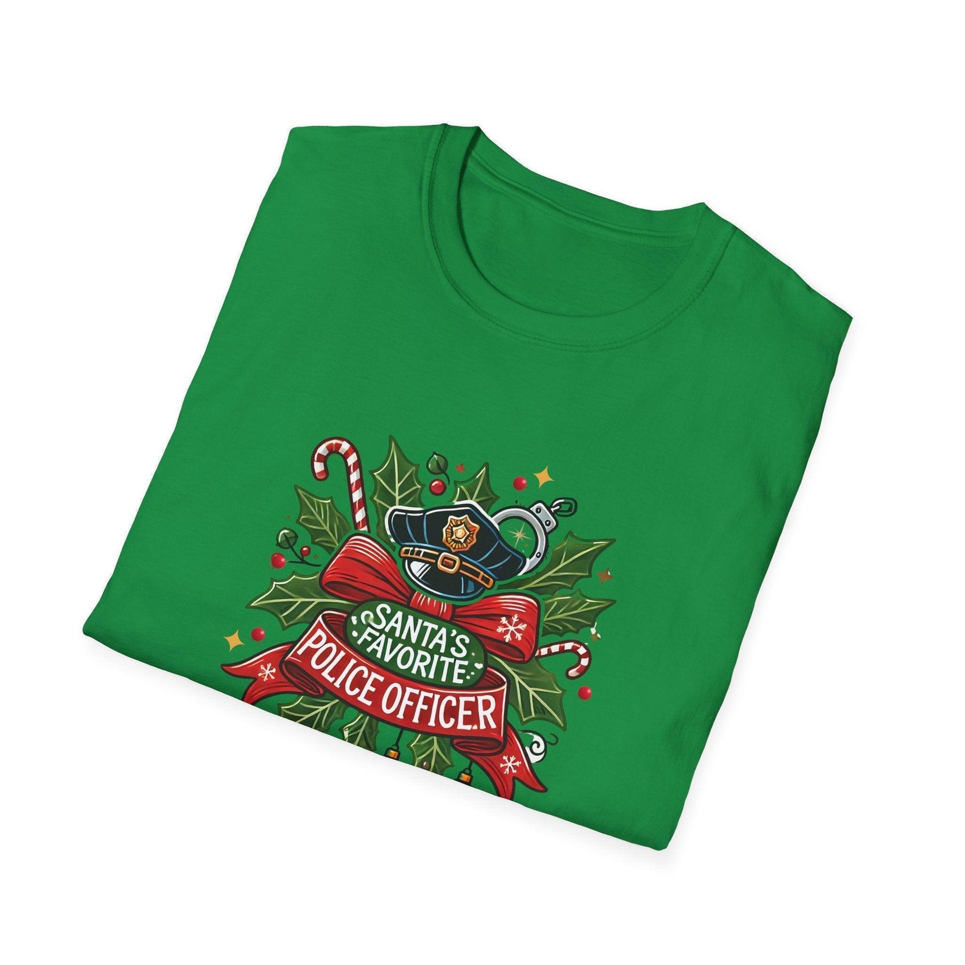 Santa's Favorite School Police Officer Unisex Tee 👮🎅 - Whippie's