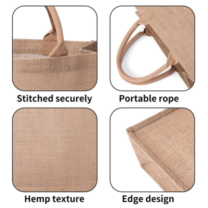 Boots, Class, & A Little Sass Jute Burlap Tote Bag