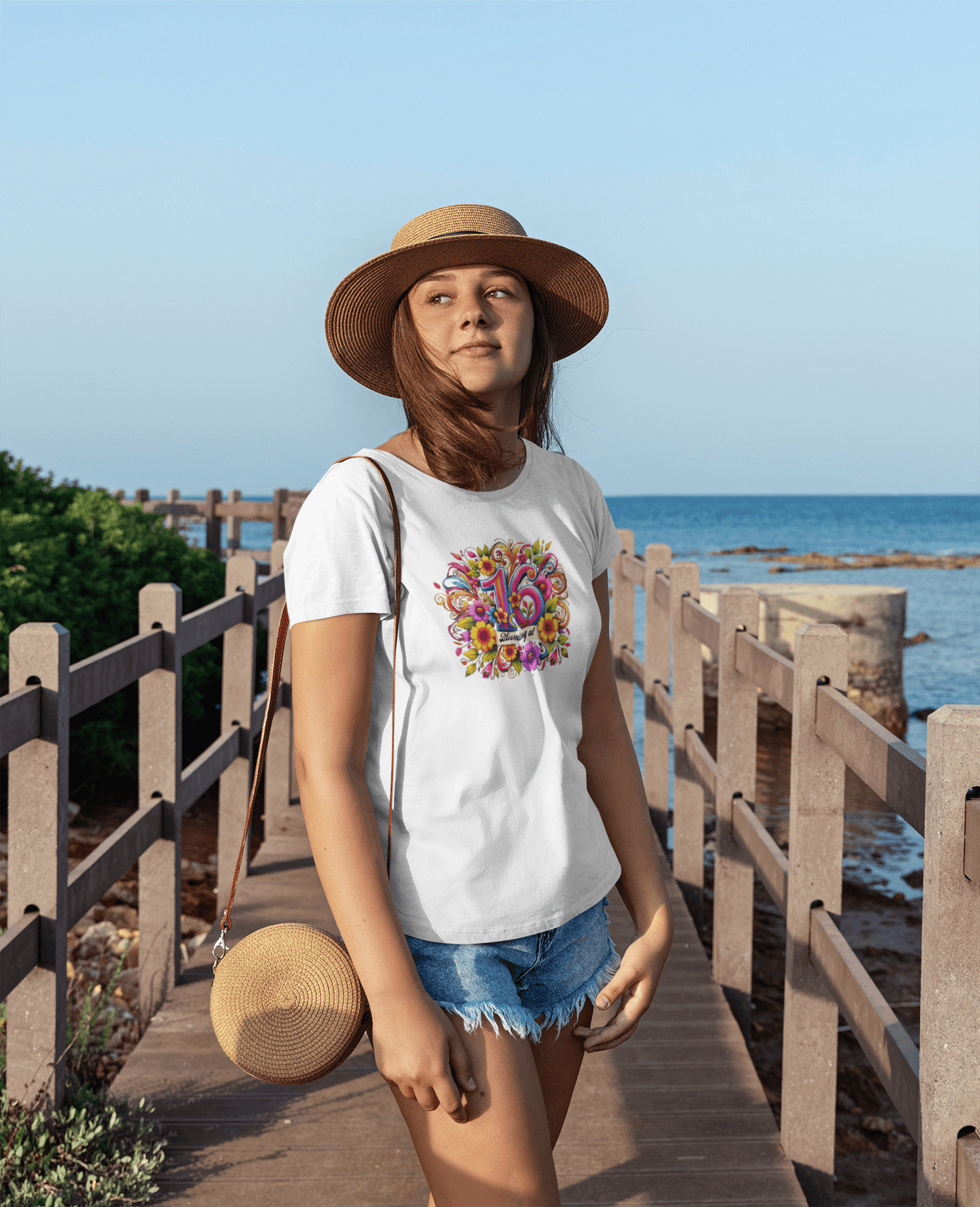 Blooming at 16 - A Beautiful Blossom 🌺 - Women's Softstyle Tee - Whippie's