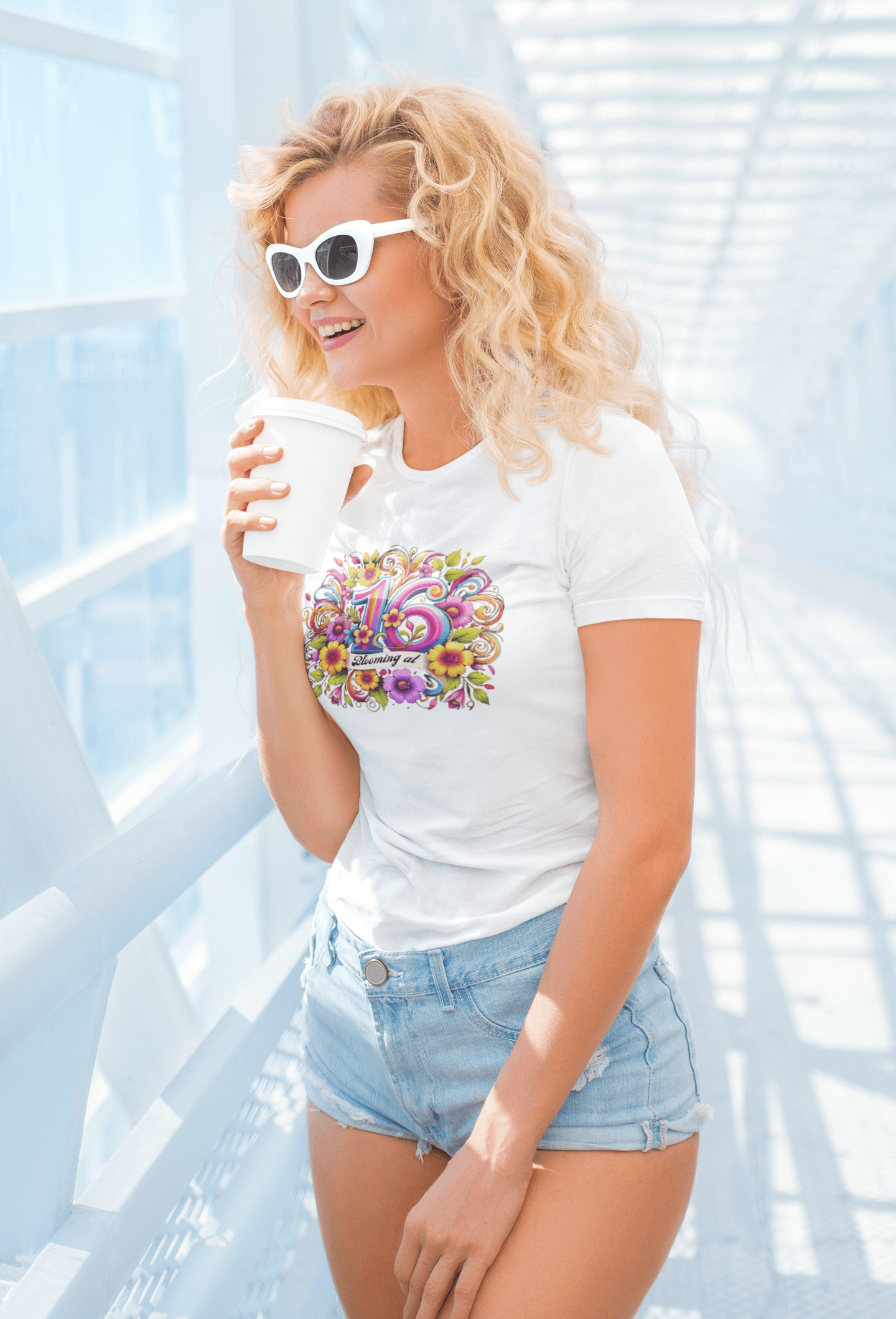Blooming at 16 - A Beautiful Blossom 🌺 - Women's Softstyle Tee - Whippie's