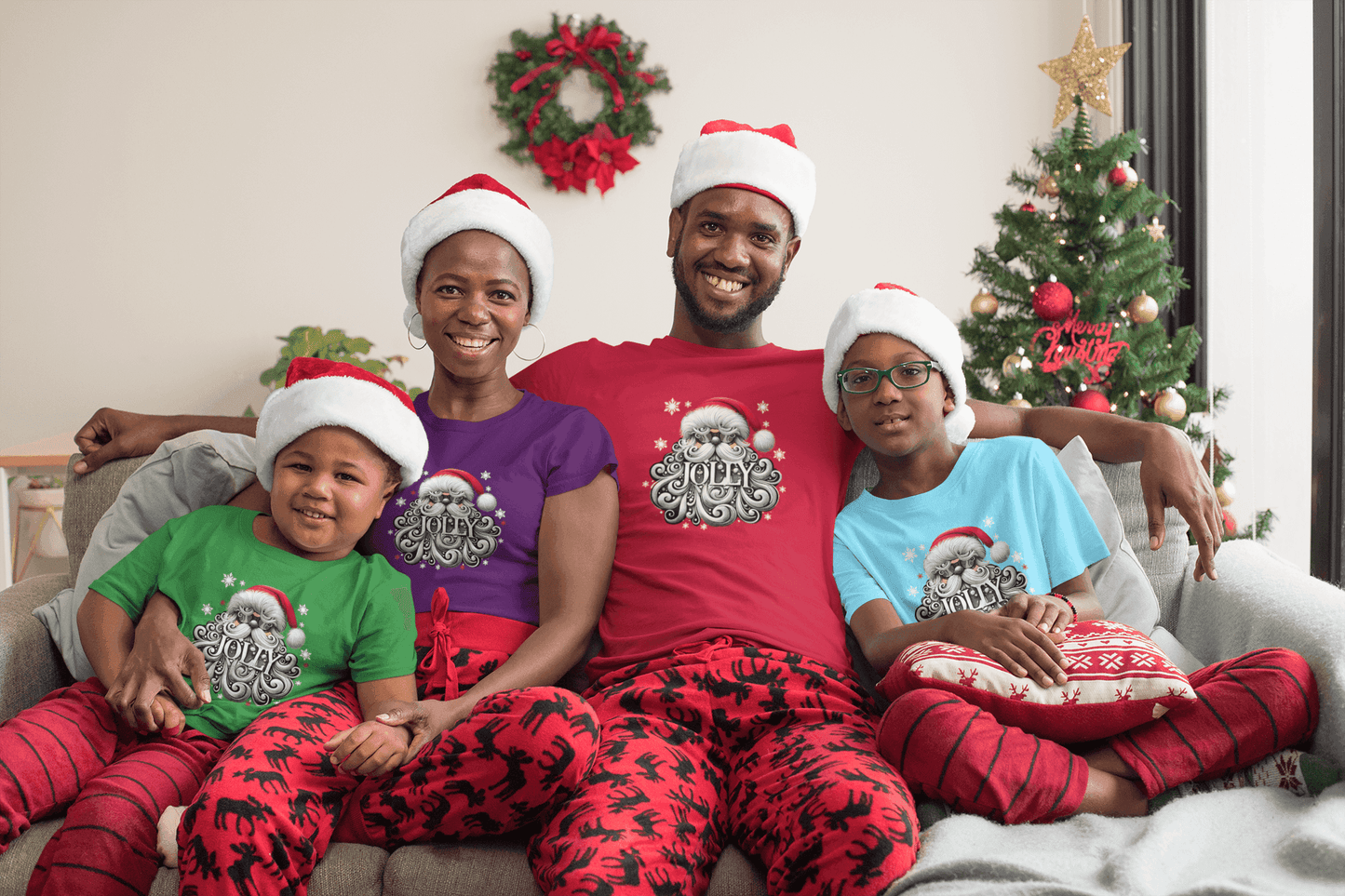 Jolly Santa 😎🎅 - Unisex Heavy Cotton Tee - Whippie's